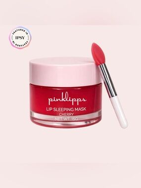 PINKLIPPS COSMETICS Cherry Lip Sleeping Mask 15g BRAND NEW/SEALED